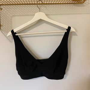 Black Aerie Scoop Bikini Top